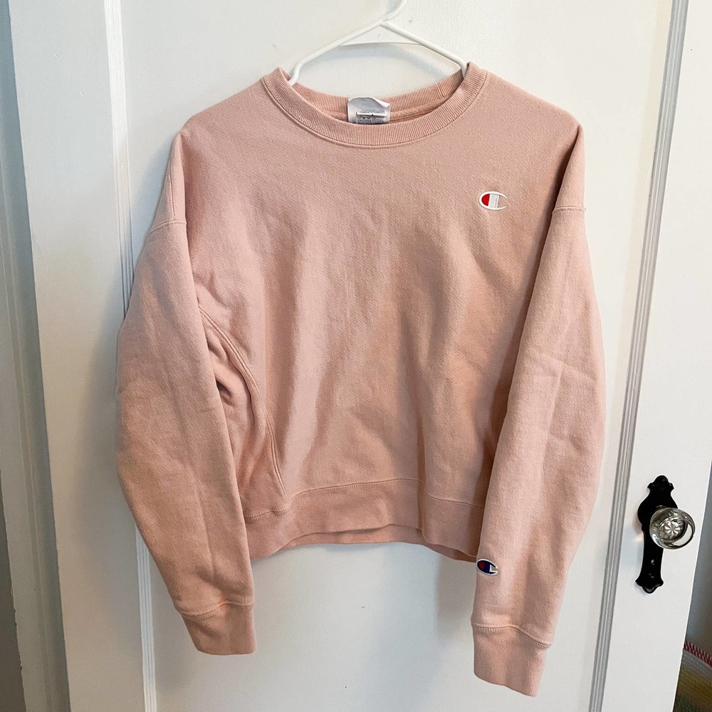 Womens Champion Reverse Weave Crew Neck Sweatshirt Small
